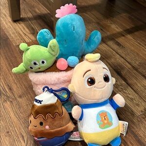 Squishmallows Plush Toy Set - Blue, Green, Pink, Brown. Variety. NWT